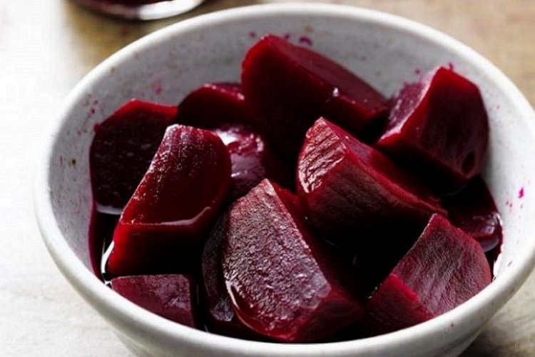 Pickled beets with citric acid