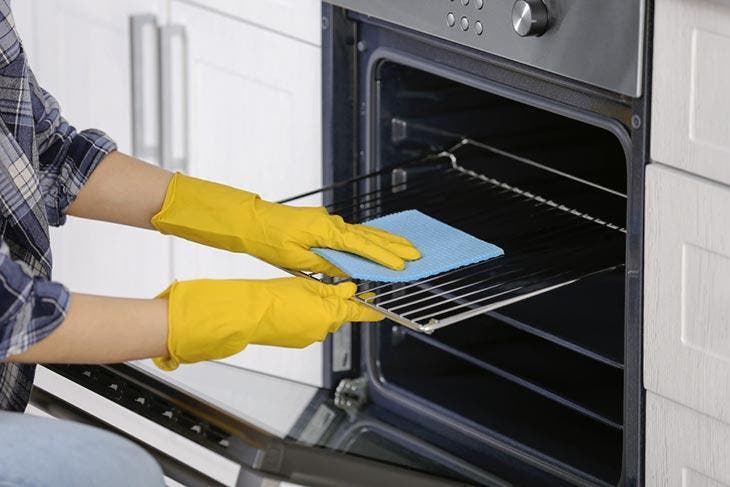 Clean the oven grates