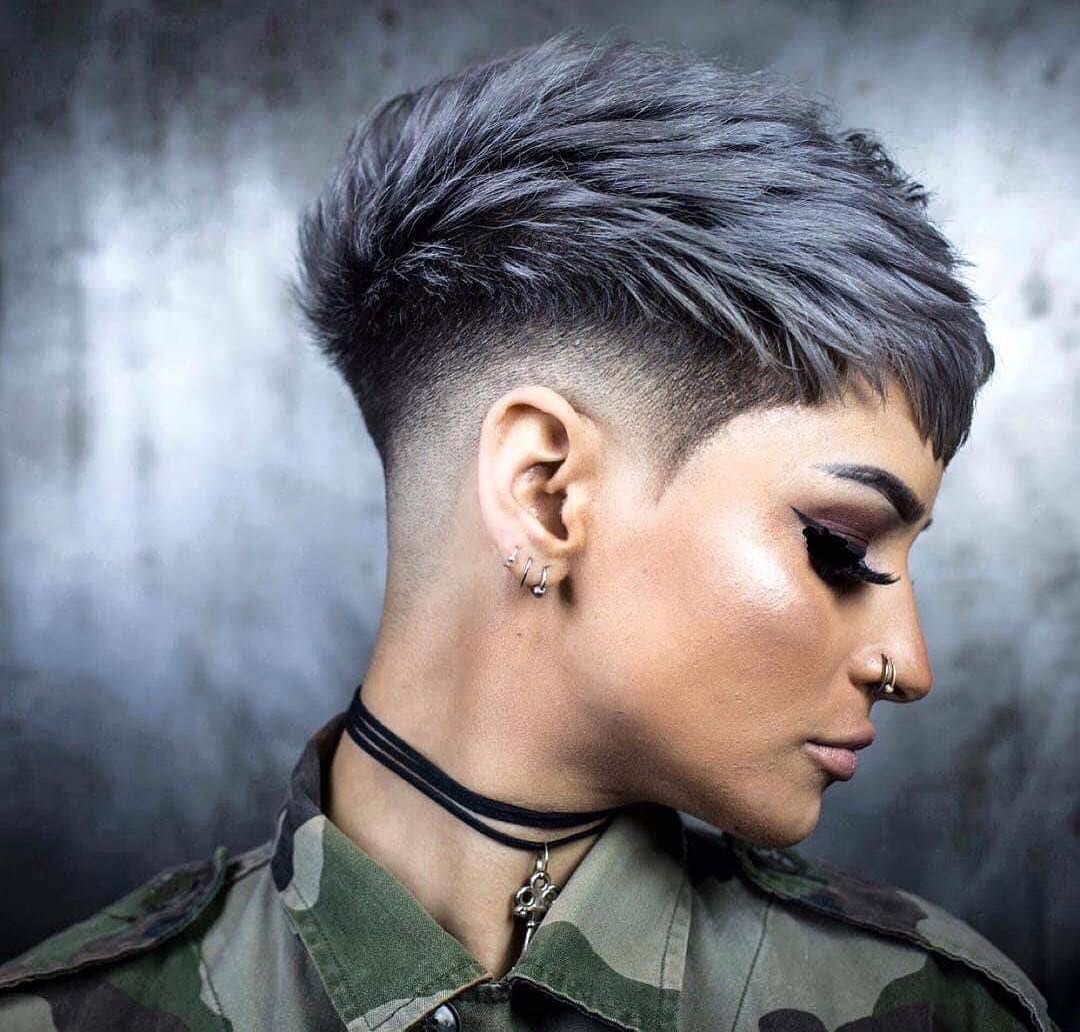 Haircuts with a shaved nape: 25 ideas for creating a unique and memorable look
