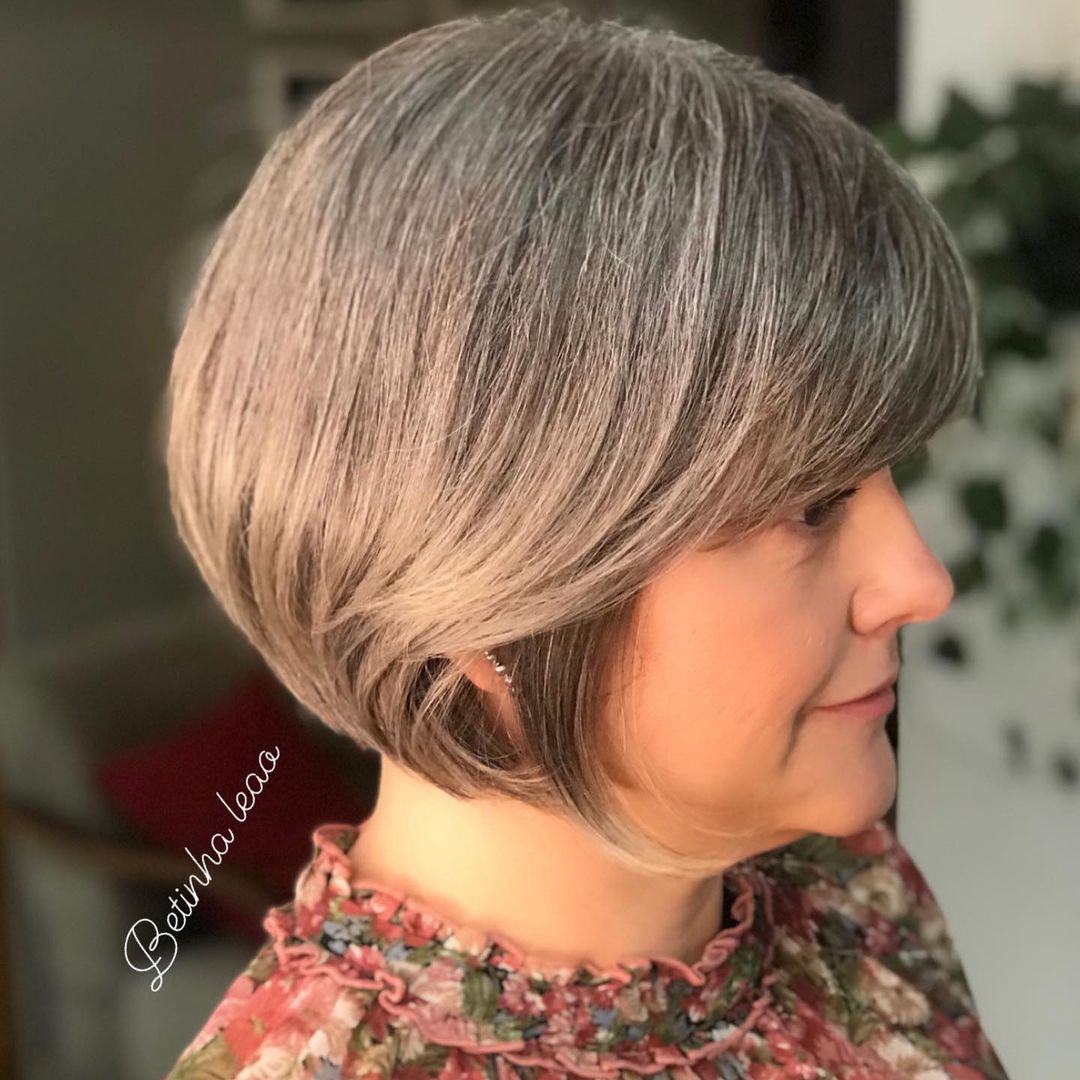 Round bob for women over 60: 11 ideas to refresh your image