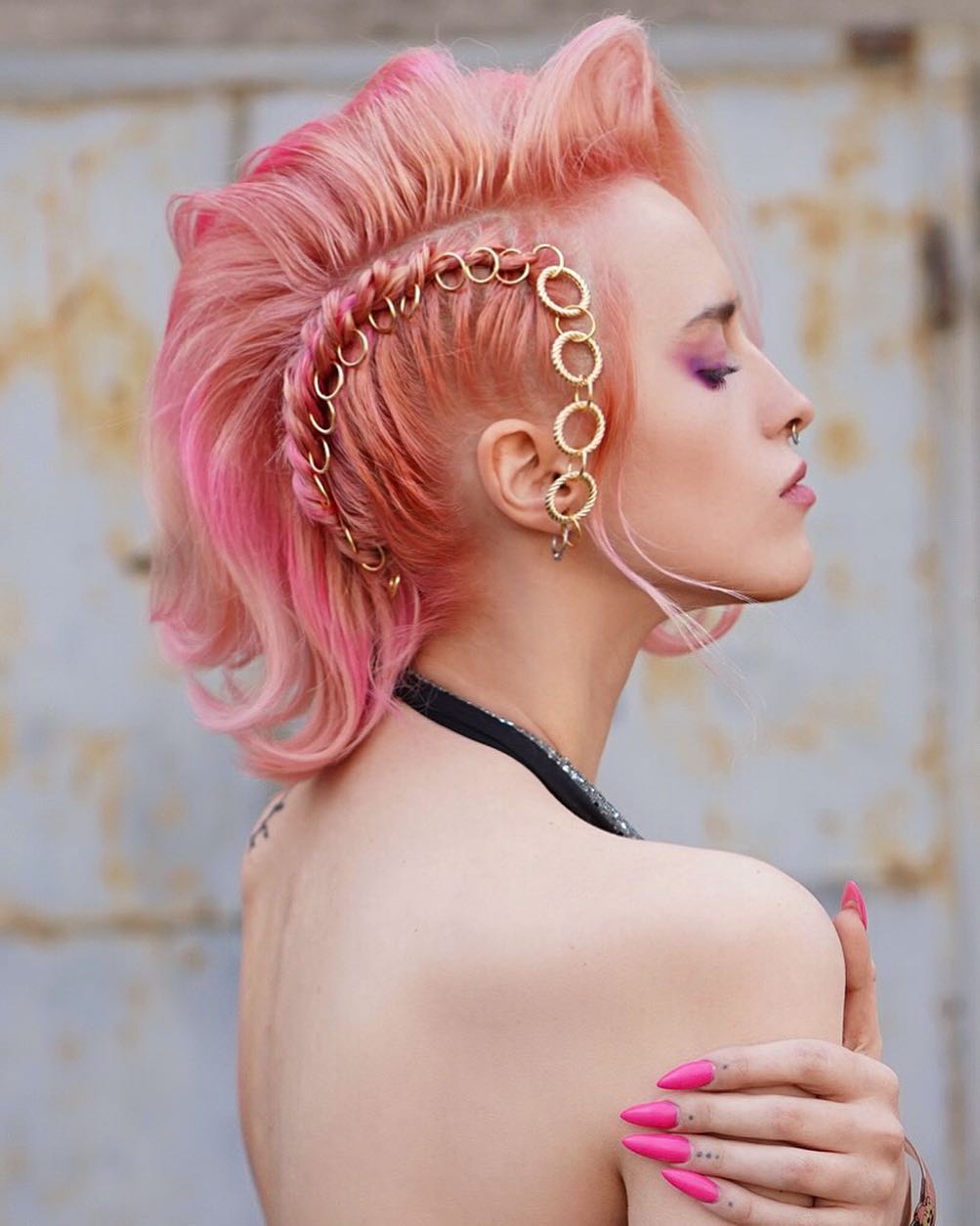 Pink hair color photo 10