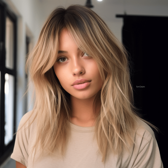 11 Romantic hairstyles with pretty bangs and curtains
