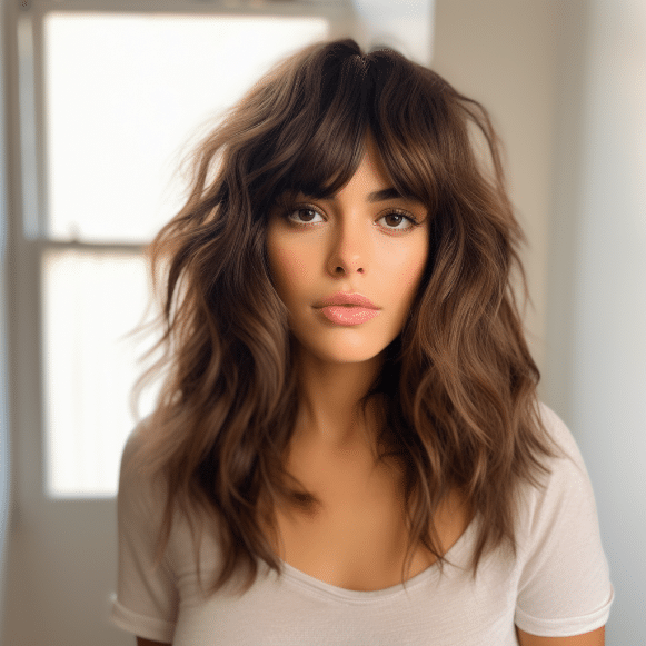 11 romantic hairstyles with pretty bangs and bangs