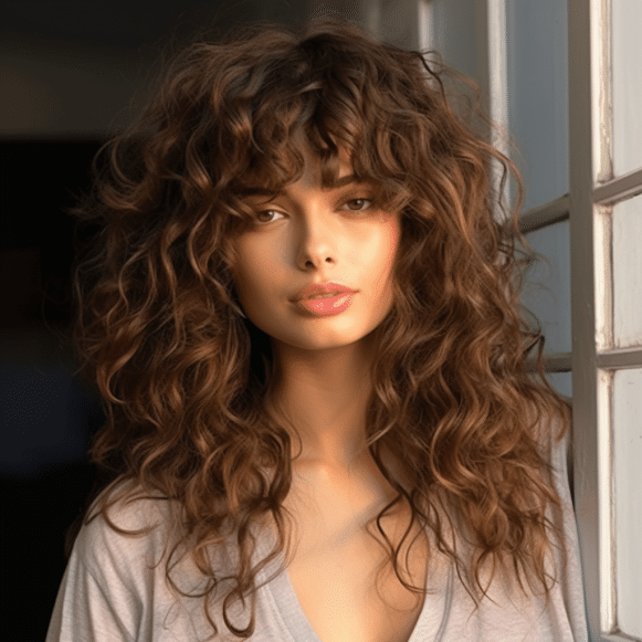11 Romantic hairstyles with bangs and cute bangs
