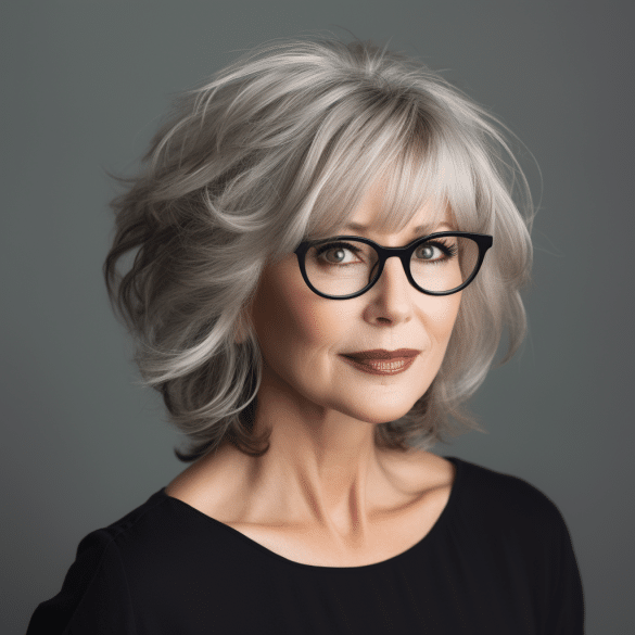 Long hairstyle for grey hair: 15 versatile and elegant ideas